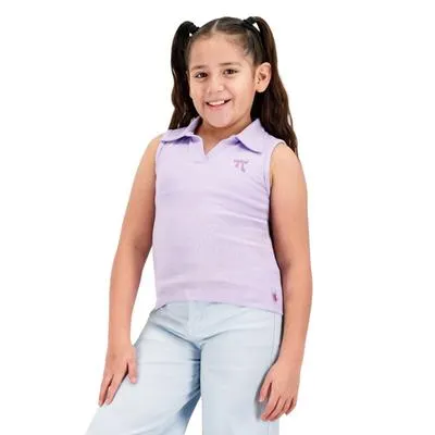 Playera Fantastic Niña Cuello Tipo Polo Detalle Frontal