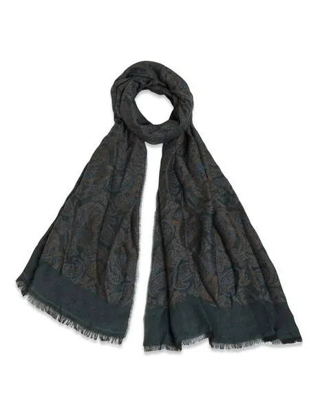 Wool Paisley Scarf 900 Pattern