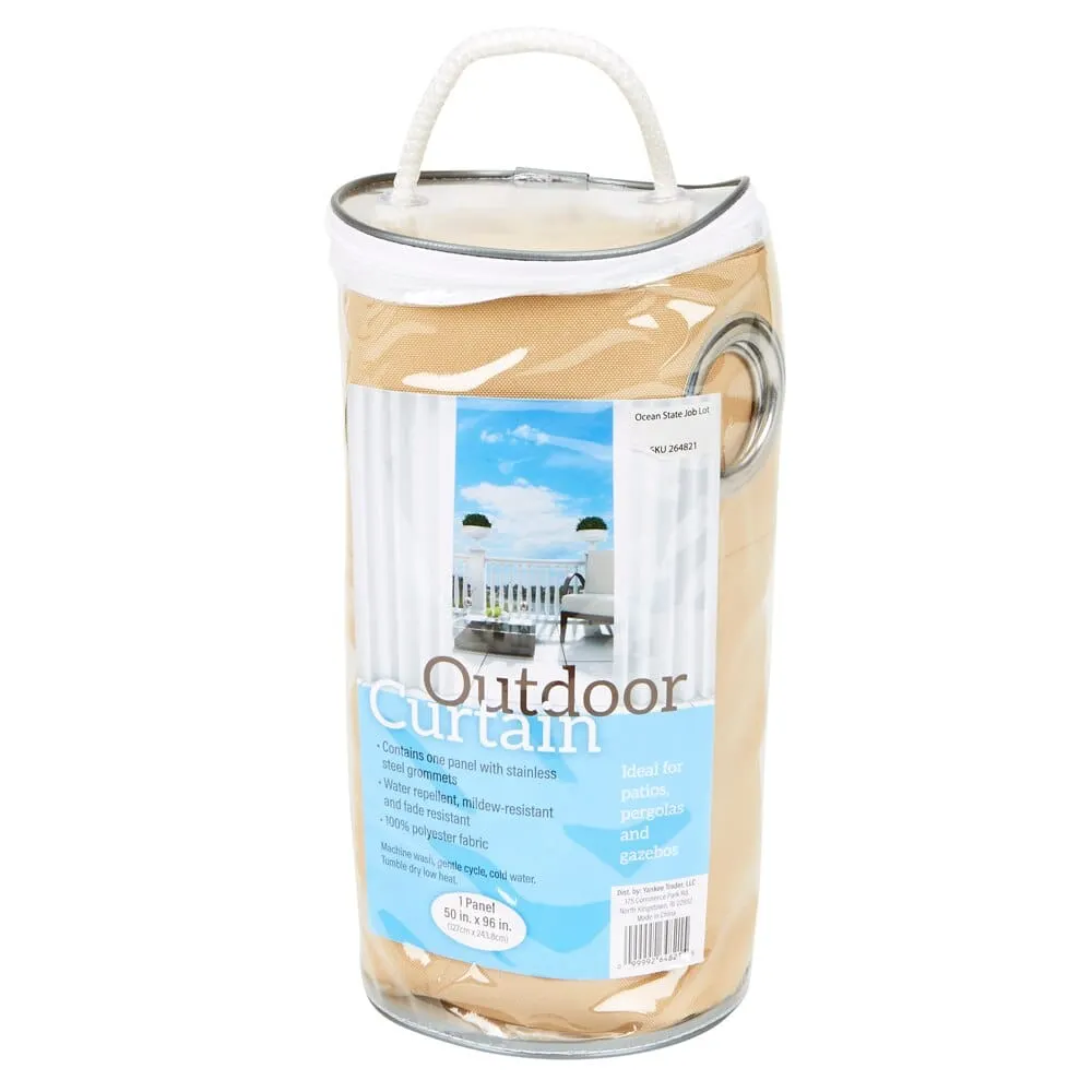 Outdoor Single Curtain Panel, 50"x96"