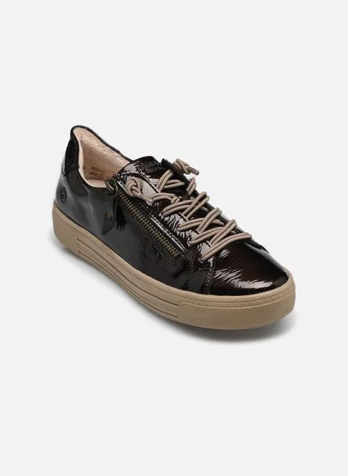 Lage sneakers D0920 dames bruin