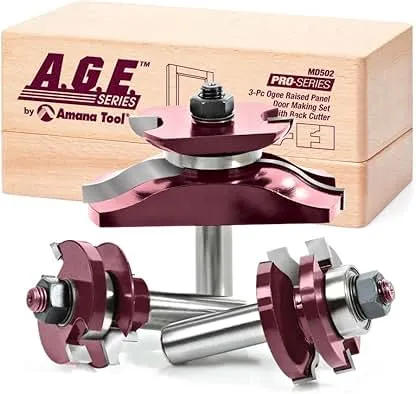 AGE Series MD502 3-Pc Ogee Raised Panel Door Making S…
