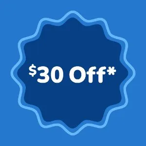 $30 off Your First Pickup or Delivery Order of $75 or more
