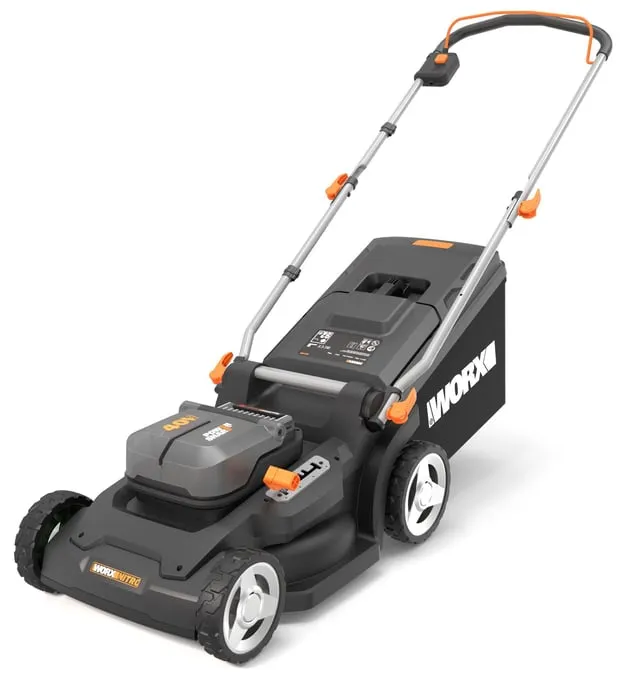 Tagliaerba a batteria a velocità non regolabile WORX WG745E 40V L 41 cm, 2 batterie incluse