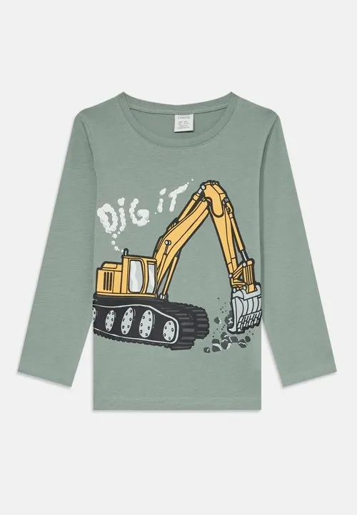 WORKING VEHICLES - Topper langermet - light dusty green