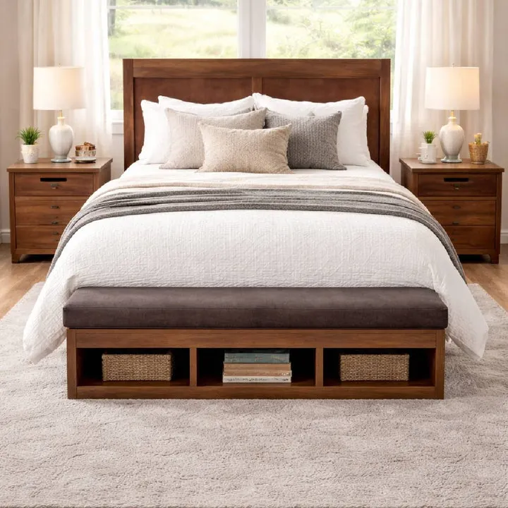 Rocket Full/Twin Bed by Best Home - Brown