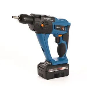 Martello tassellatore a batteria DEXTER 18V 4Ah 1.2J, 1 batteria