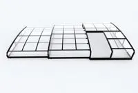 Poolüberdachung "Aqualina" aus Aluminium, ca. 6,63 x 3,26 x 0,8 m