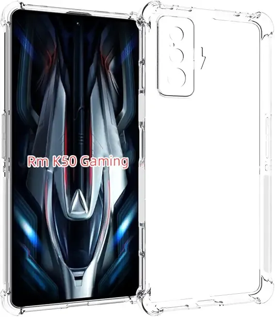 Case for Xiaomi Poco F4 GT K50 Gaming Clear TPU Four Corners Protective Cover Transparent Soft funda