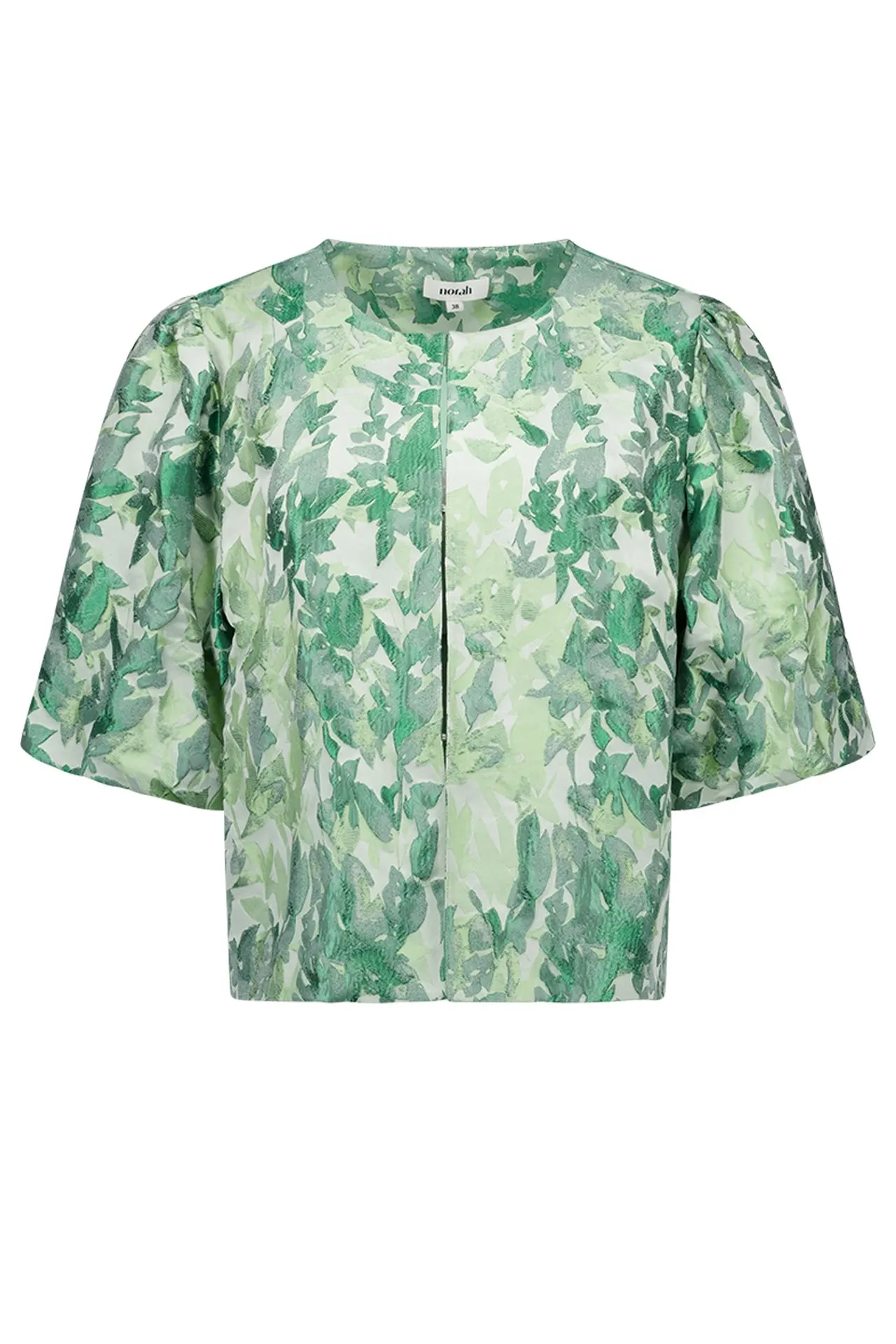 Groen jacquard jasje