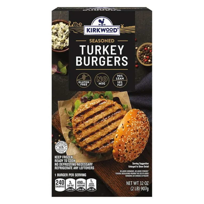 Kirkwood Seasoned Turkey Burgers