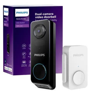 Philips 7000 Series Video Doorbell with Dual Cameras