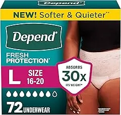 Depend Fresh Protection Adult Diap…