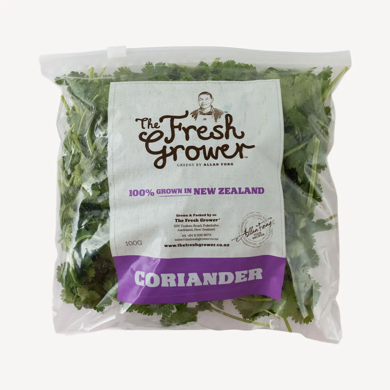 fresh grower coriander 100g