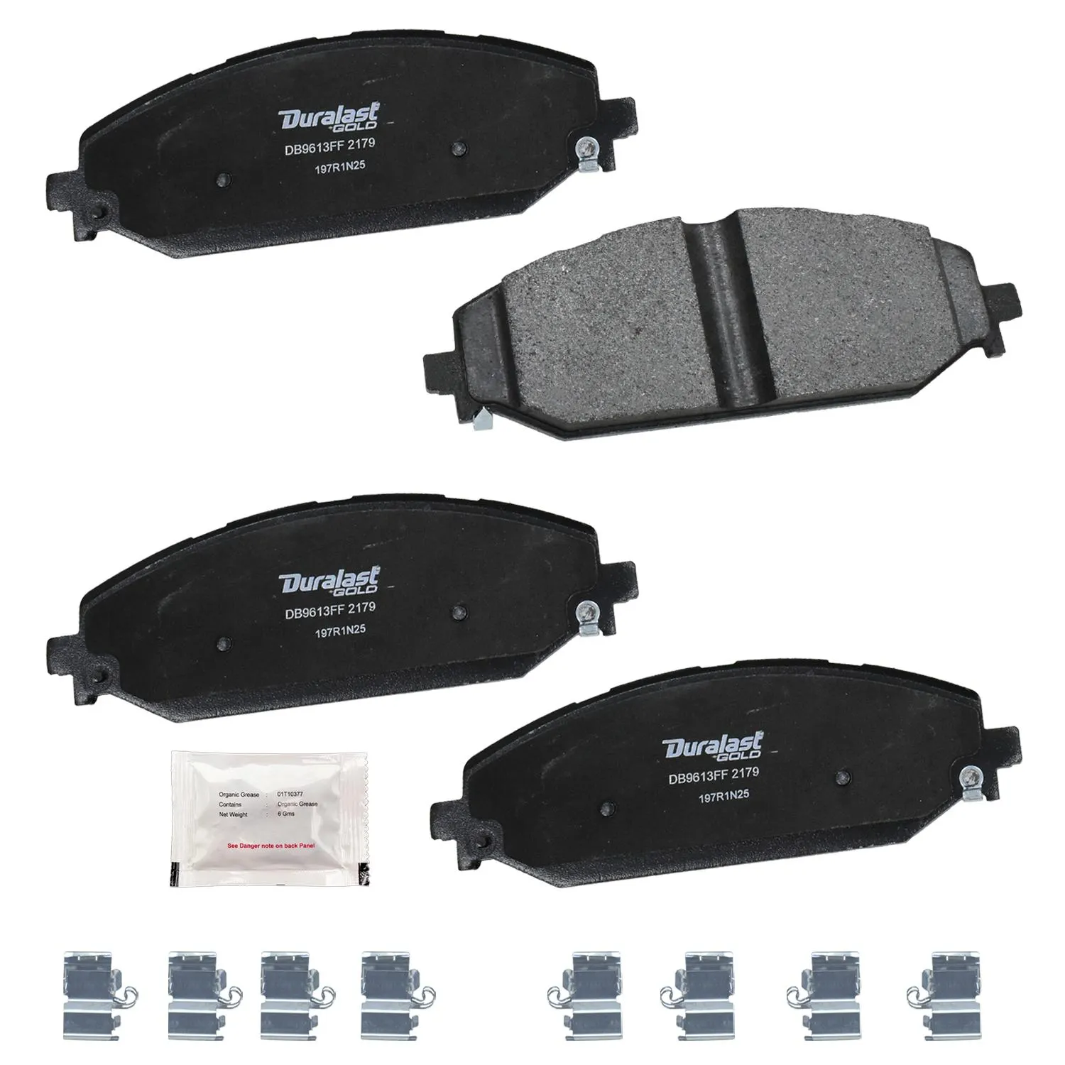 Balatas Semi-Metalicas Duralast Gold DG2179