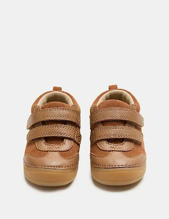 Lauflernschuhe aus Wildleder mit Klettverschluss (2–21,5)