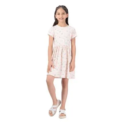 Vestido Fantastic Niña Manga Corta Full Print Corazones
