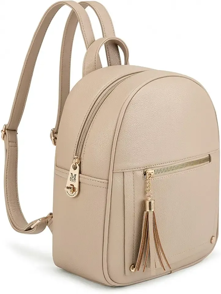 Mini Backpack Purse for Women Anti Theft Backpacks with Secured Zipper and Tassel