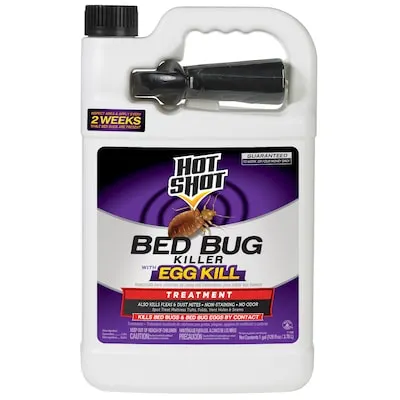 Hot Shot Kills Eggs by Contact 1 -Gallon Trigger spray Bed bug killer