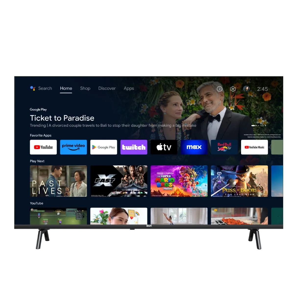 Smart TV LED 32'' BGH B3225S5A HD