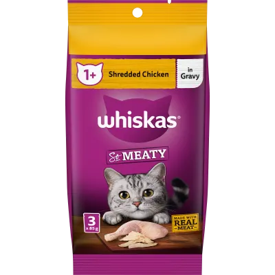 Whiskas Cat Food Pouches 3s/4s