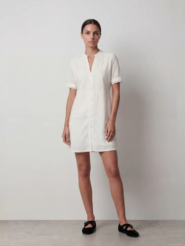 Row 1 Dress Star White
