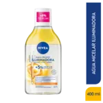 Agua Micelar Iluminadora Con Vitamina C y E NIVEA 400 Ml