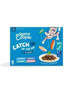 Edgard&Cooper Multipack Catch of the Day Selectie in Saus - Natvoer - Vis 12x85 g
