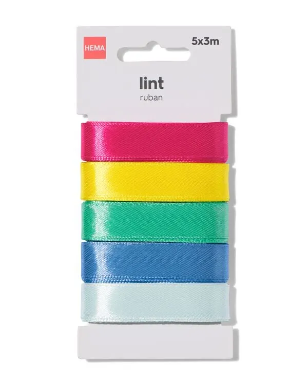 lint 3m satijn confetti - 5 stuks