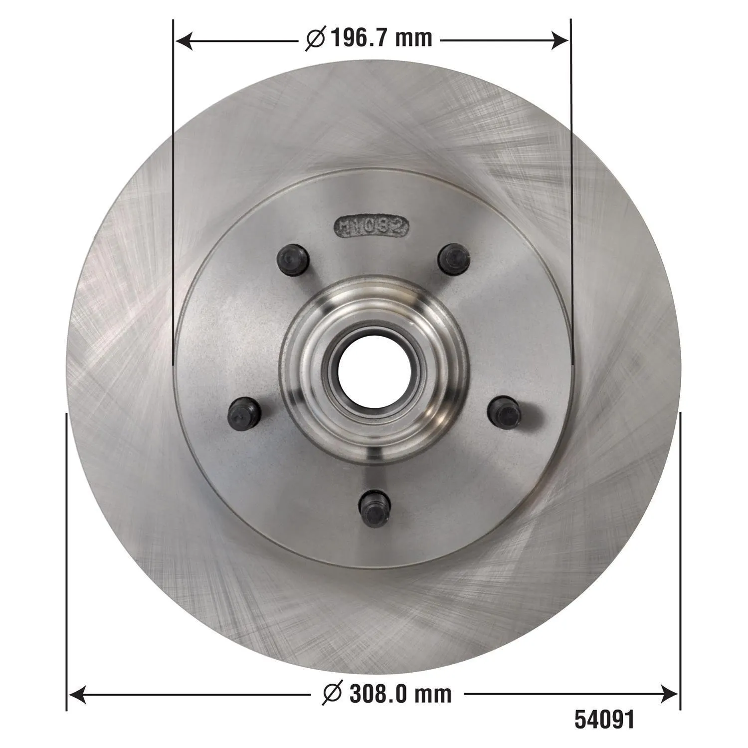 Duralast Disc Brake Rotor and Hub Assembly 54091