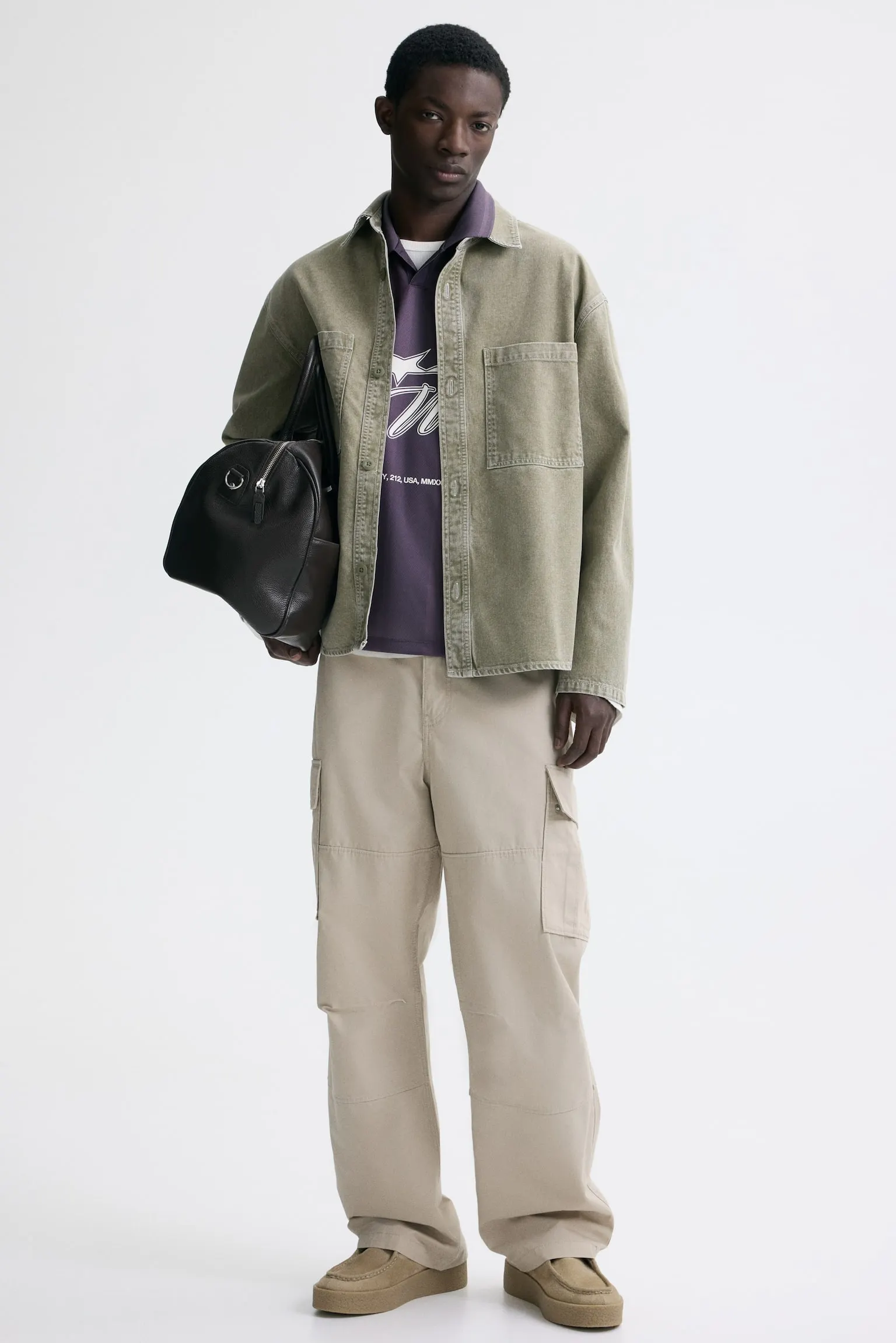 Pantalón cargo Relaxed Fit de algodón