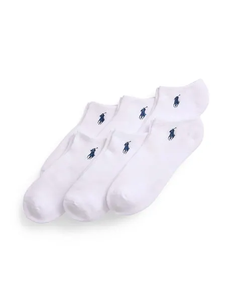 6-Pack Cushioned Mesh Ankle Sock White