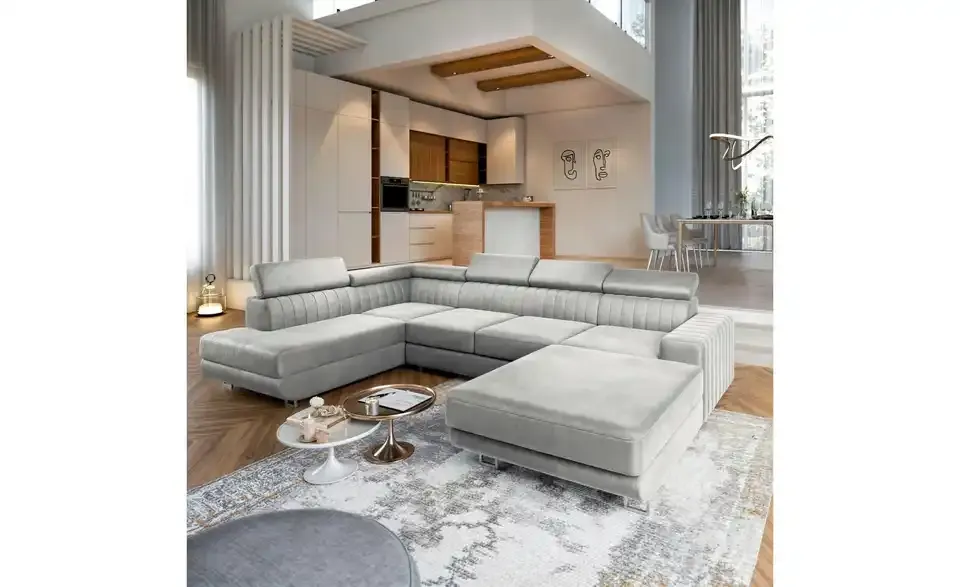 MASSENO Wohnlandschaft mit Schlaffunktion Siena