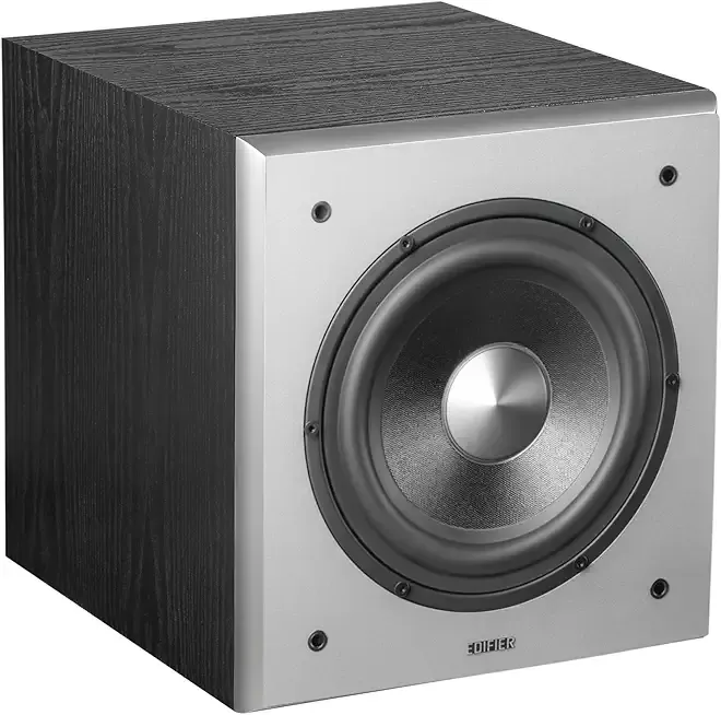 Edifier T5 Powered Subwoofer - 70w RMS Active Woofer with 8 inch Driver and Low Pass Filter
