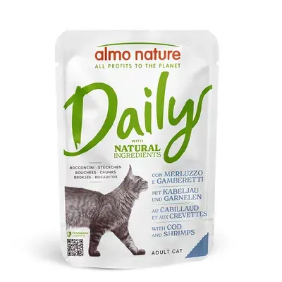 Lot Almo Nature Daily 12 x 70 g pour chat