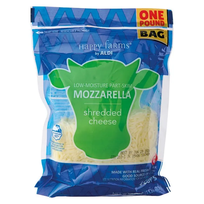 Happy Farms Shredded Mozzarella Cheese