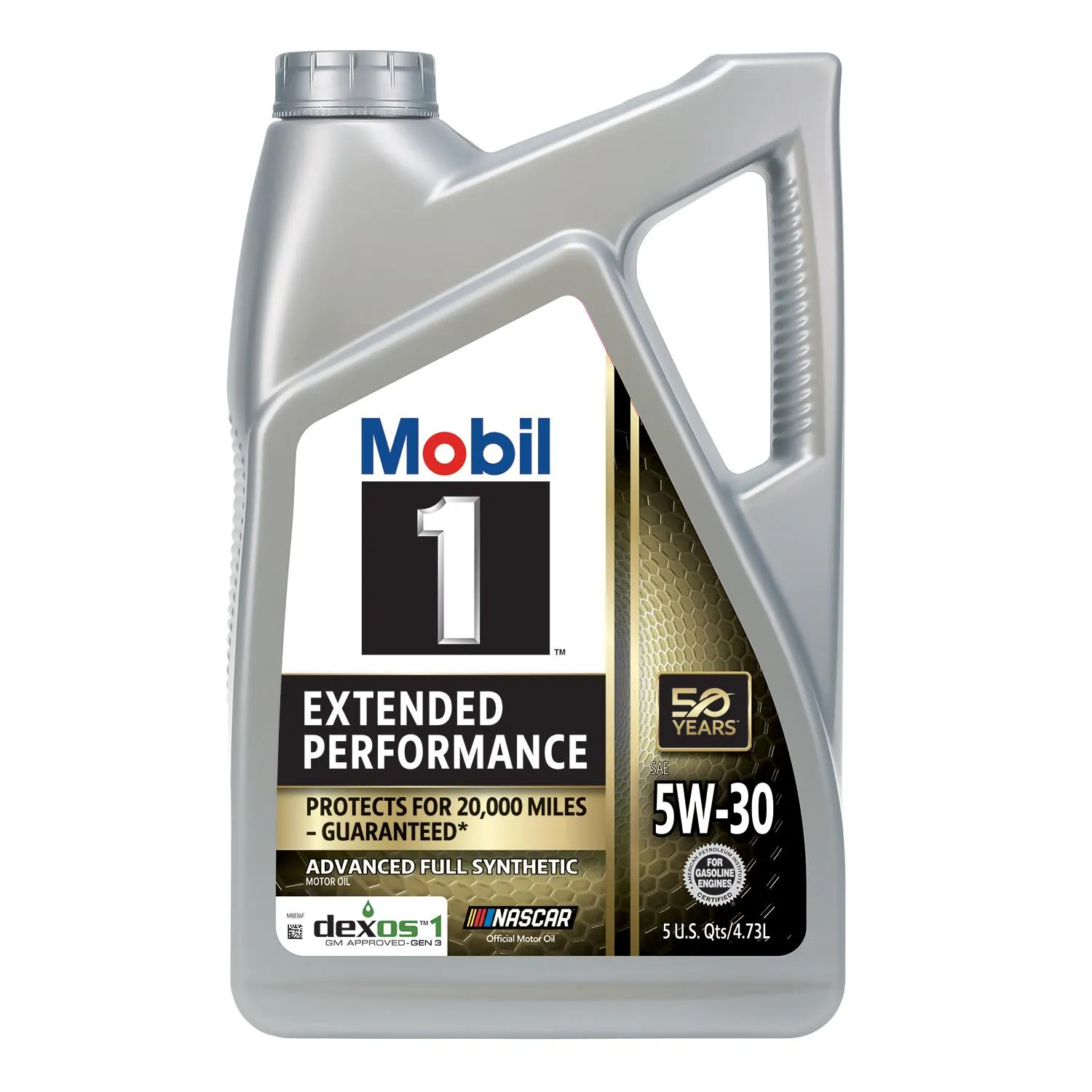 Mobil 1 Extended Performance Full Synthetic 5W-30 Motor Oil 5 Quart
