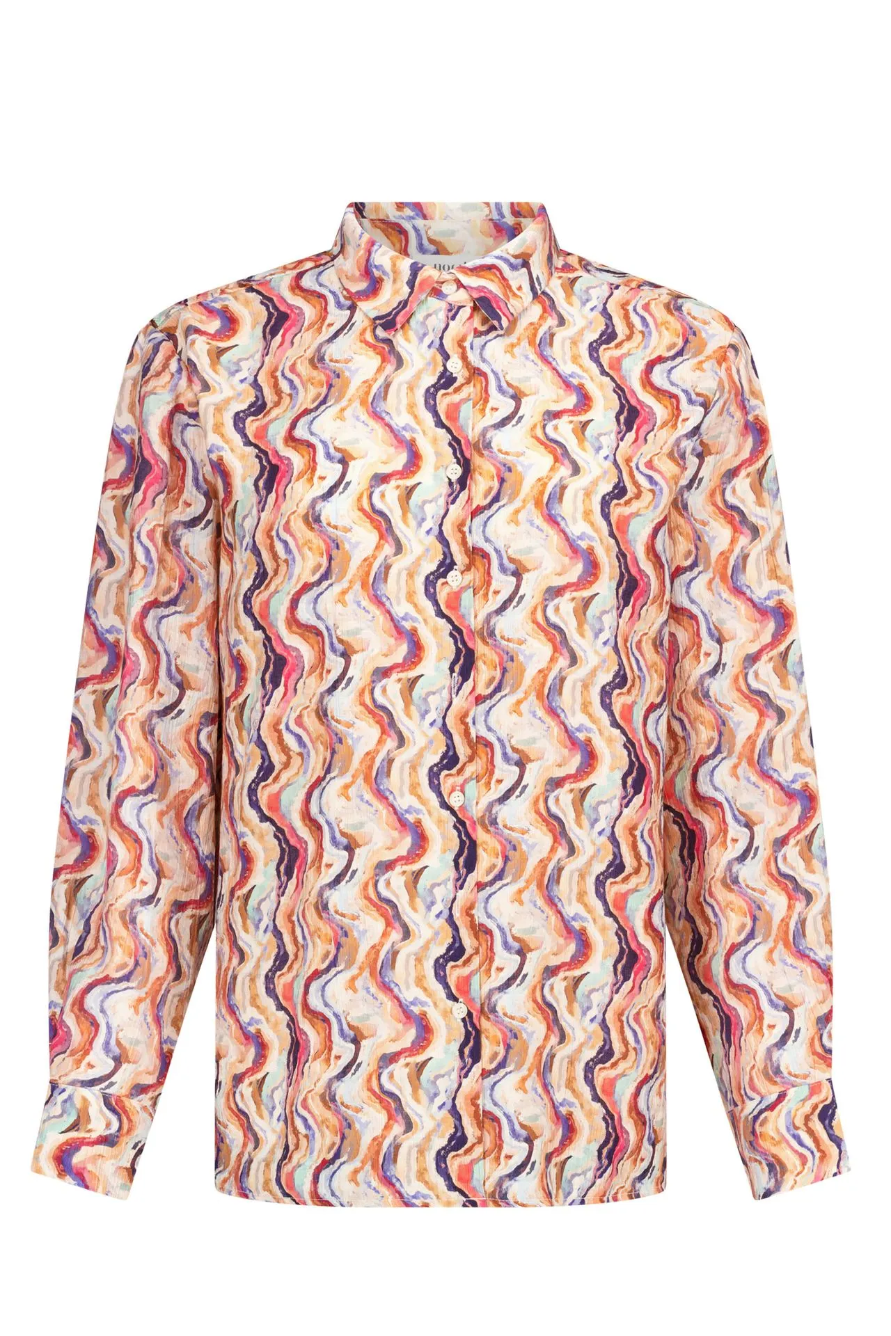 Kleurrijke blouse met grafische print