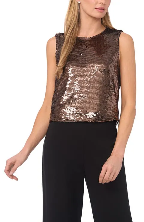Halogen® Sequin Shell Top (Regular & Petite)