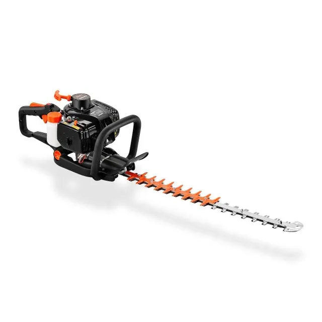Tagliasiepi a scoppio FUXTEC FX-MH123ECO, tagliasiepi con lame professionali in acciaio temprato, lunghezza lama 60 cm, lunghezza di