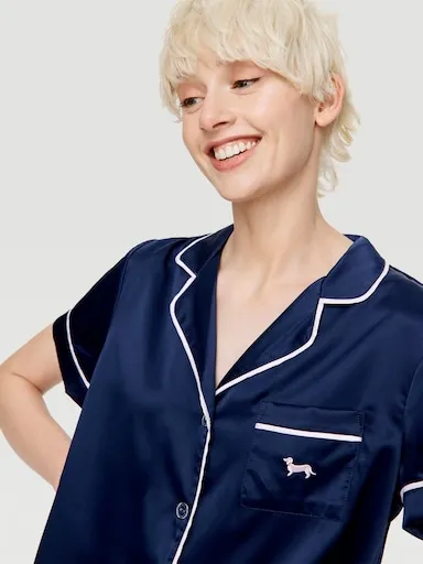 Tux Luxe Satin Short Sleeve Shirt