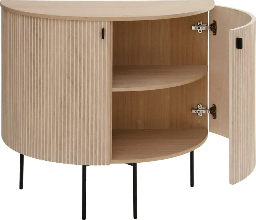 Linea buet skjenk 90 x 40, H 83 cm, hvitoljet
