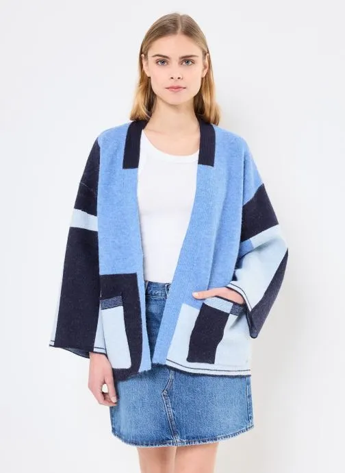 Vesten Charlyne dames blauw