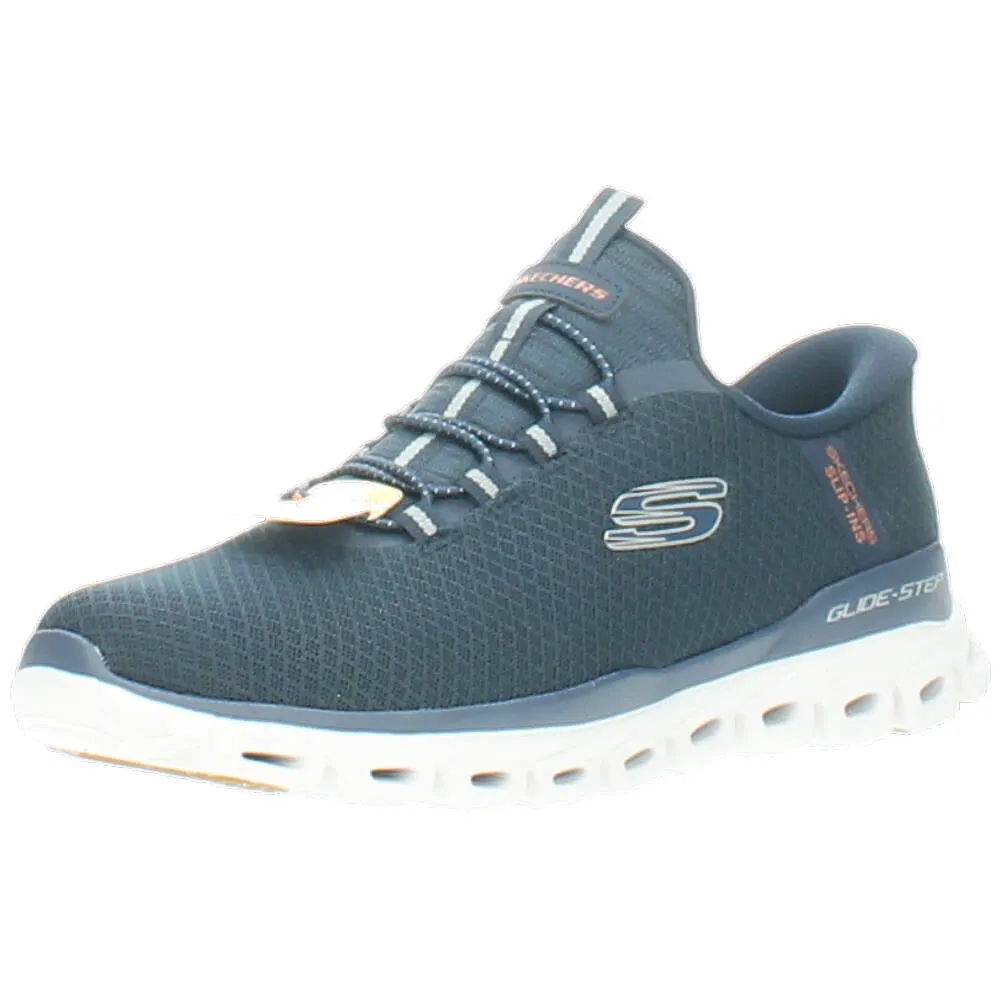 blauwe sneaker