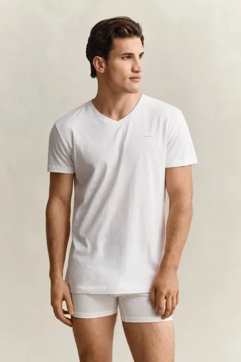 2-pack v-hals t-skjorter