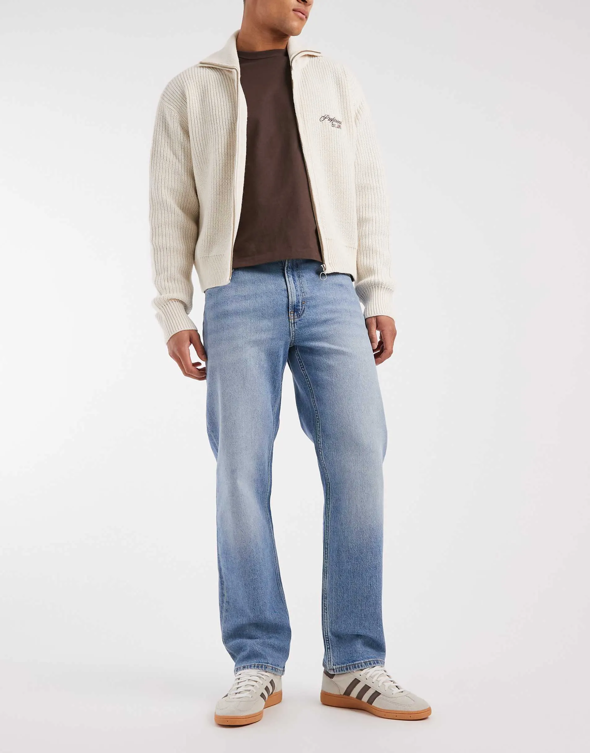 Cotton On loose straight jeans in river blue