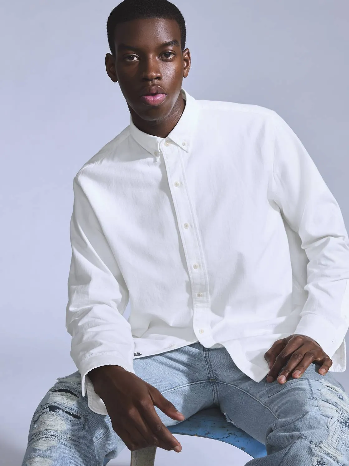 Relaxed Button Down Shirt