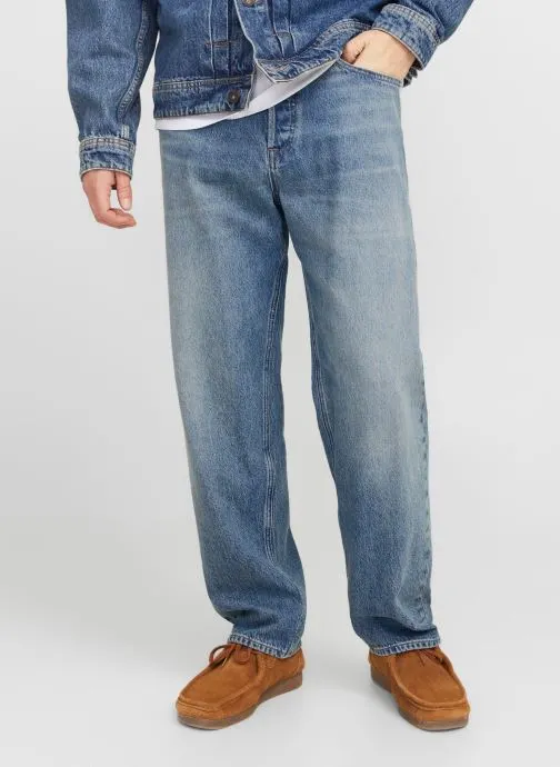 Rechte jeans / Straight Leg Jeans Jjieddie Jjioriginal Am 761 Noos heren blauw