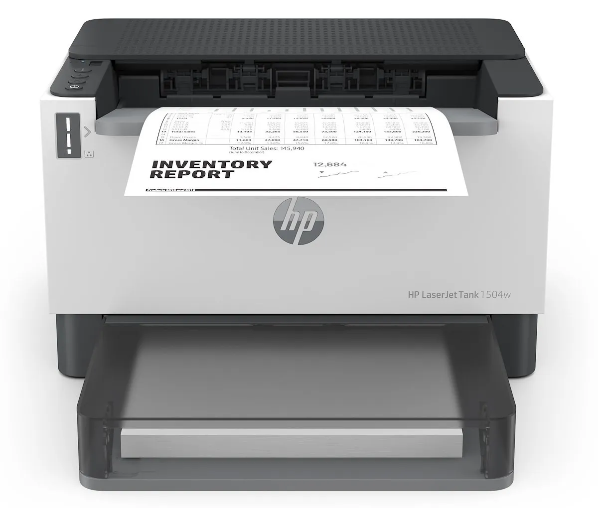 HP - Stampante LaserJet Tank 1504w, Bianco e nero, uso Aziendale, dimensioni compatte; risparmio energetico; Wi - Fi dual band