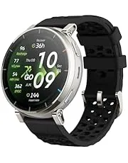 Amazfit Active 3 Premium GPS Running Smart Watch, 1.32" AMOLED Sapphire Display, 12-Day Battery, 4GB Storage, Offline Maps, 170+ Workout Modes, 5 ATM, Heart Rate & Fitness Tracker for Android & iPhone