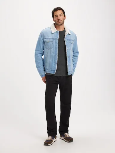 Just Jeans Vance Sherpa Denim Jacket